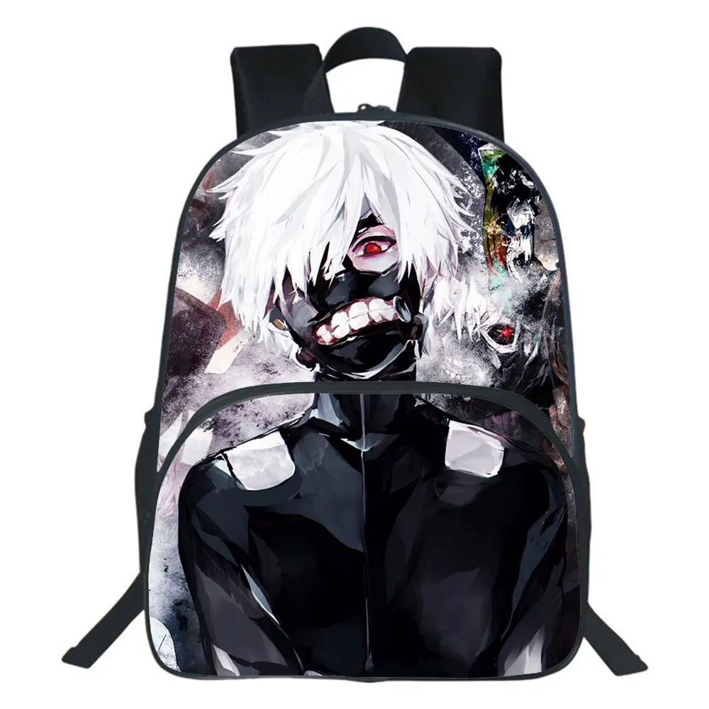 Mochila de Anime japonés Tokyo Ghoul para hombre y mujer, morral escolar de viaje para niños y adolescentes