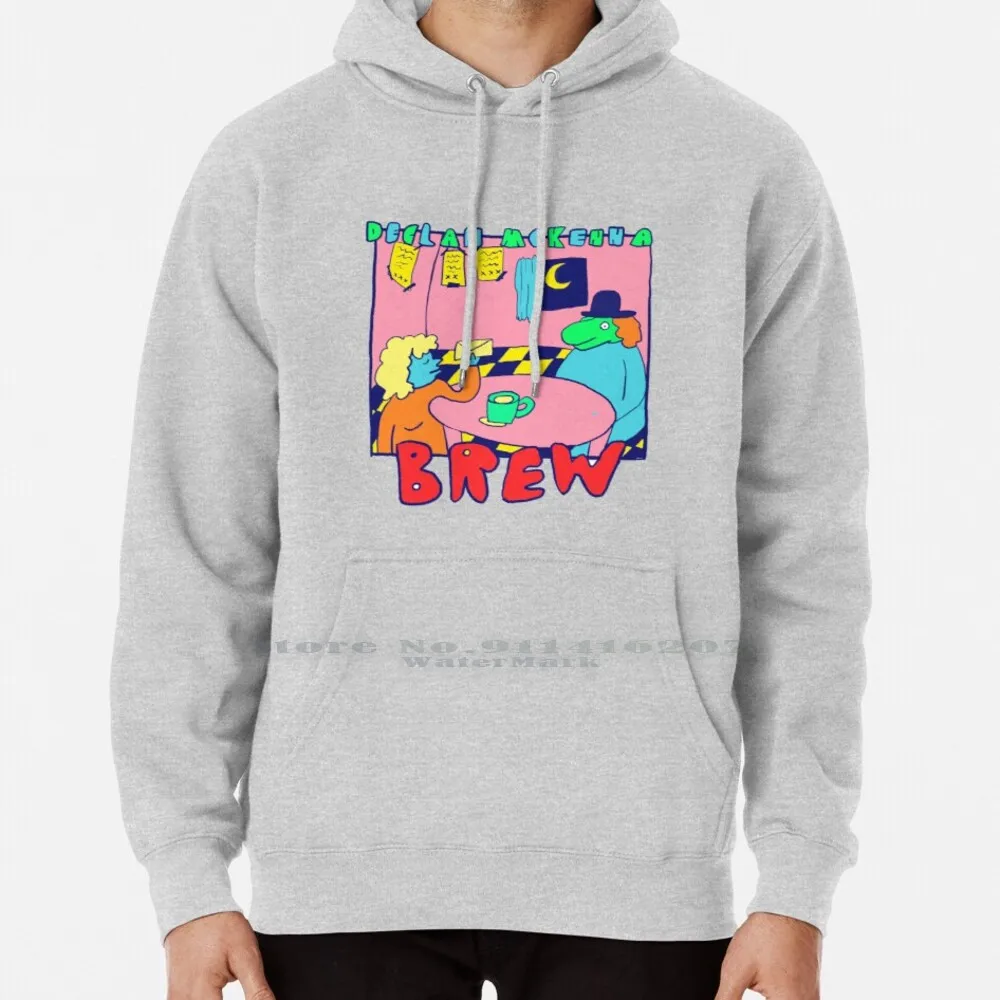 

Declan Mckenna Brew Hoodie Sweater 6xl Cotton Indie Music Declan Mckenna Declan Mckeena Brew Trippy Aesthetic Cartoon Vintage