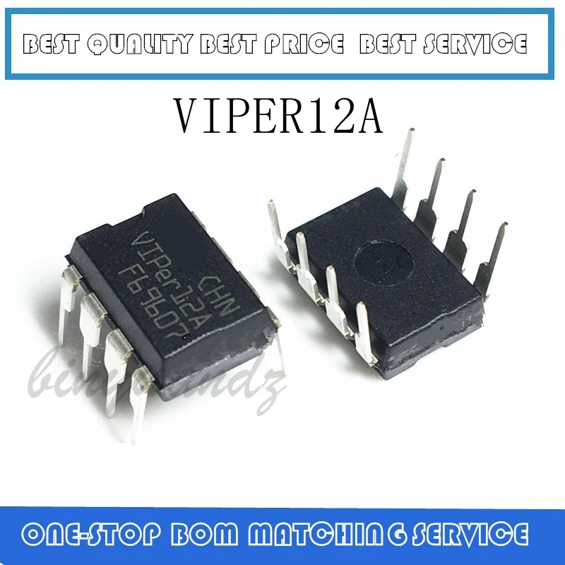 VIPER12 VIPER12A DIP-8, 20 개 ~ 50 개