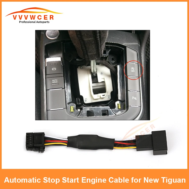 For VW New Tiguan Automatic Stop Start Engine System Off Device Control Sensor Plug Stop Cancel