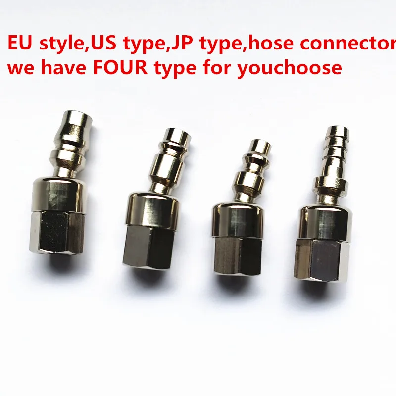 Pneumatic Universal Quick Joint 2PCS  360 Swivel Air Hose Connector Flow universal joint air fitting Euro Air Line Hose Fitting