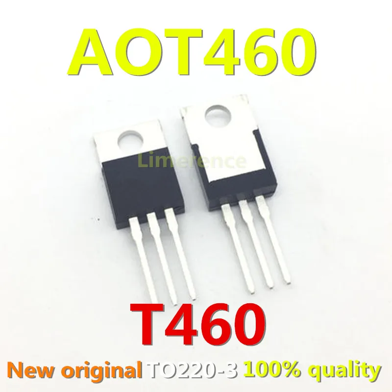 Transistor TO-220, MOSFET, T460, AOT460, 85A, 60V, 5 PCes