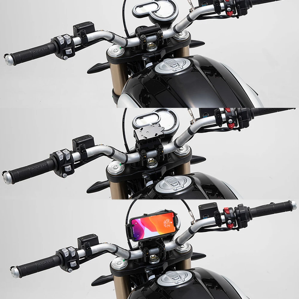 Nuevos accesorios para motocicleta, soporte de navegación USB para teléfono GPS para Ducati Scrambler 1100 Sport 2017-2021