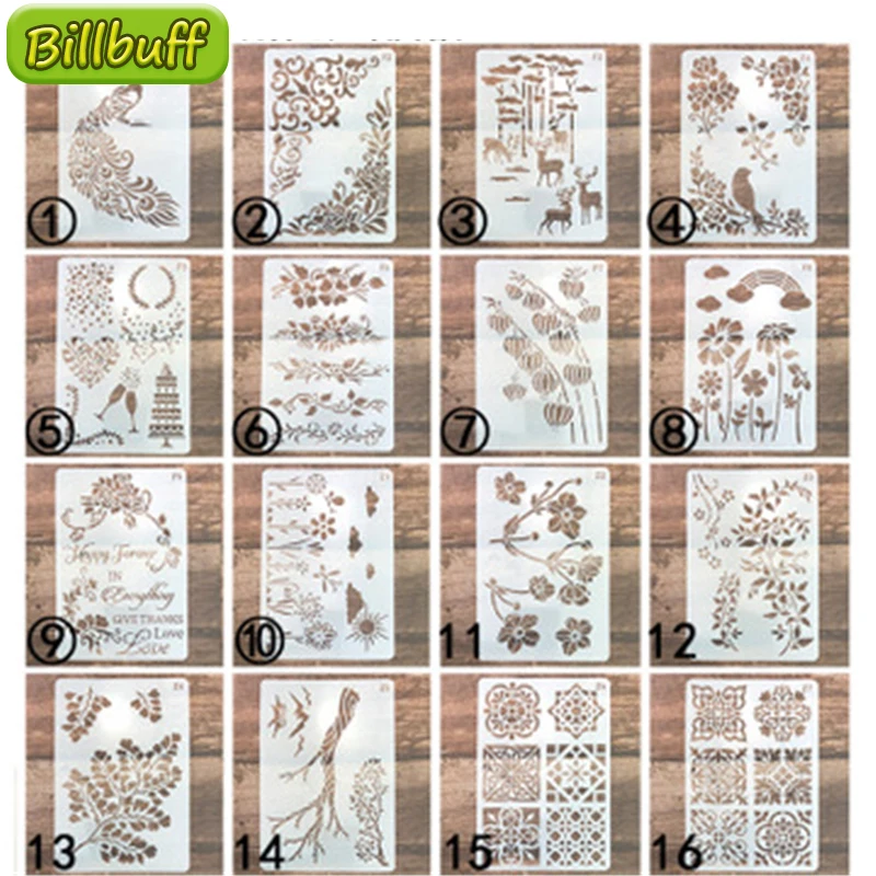 

Дикий Животные DIY ПЭТ Craft наслоения Трафареты картина полые Скрапбукинг граффити штамповки тиснильный альбом Бумага шаблон подарки