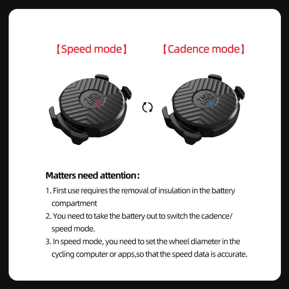 ThinkRider C5 Speed Cadence Sensor ANT+ BLE Computer Speedmeter for Garmin iGPSPORT Bryton Dual Sensor Bike Computer