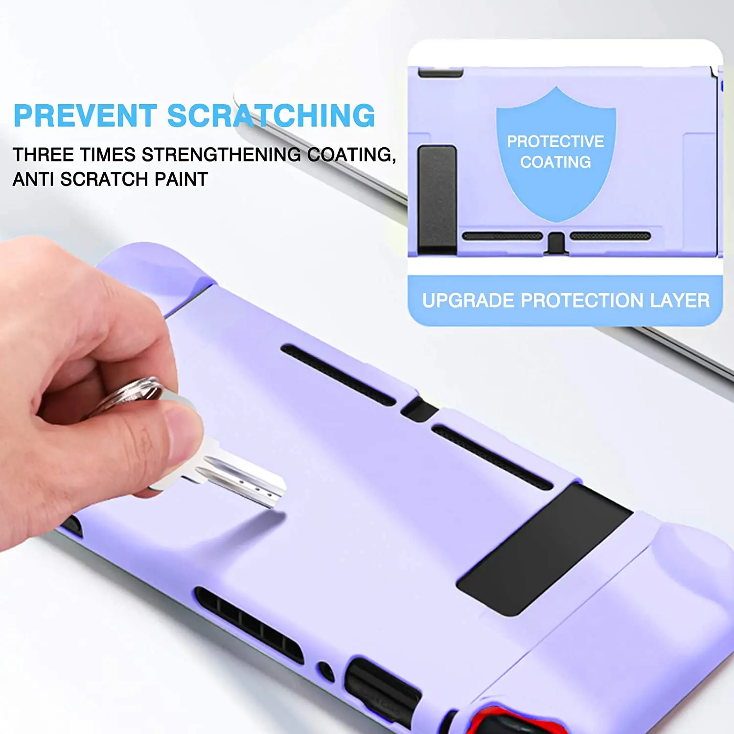 Switch Hard ป้องกันกรณีสำหรับ Nintendo สวิทช์ Joypad ตัวควบคุม Glass Screen Protector Thumb Stick Grips