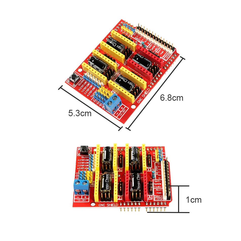 1 pc v3 gravador escudo expanion placa impressora 3d cnc para arduino cnc escudo v3/v4