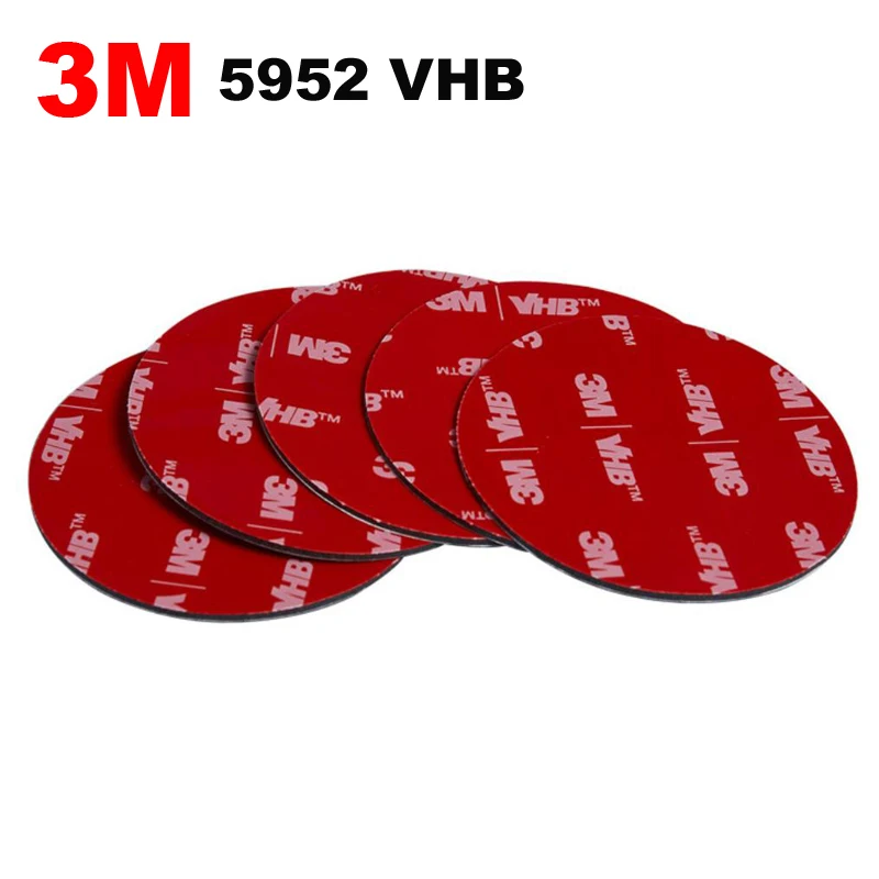 double sided 3m auto adesivo pegajoso almofada almofadas para traco cam camera montagens 3m 5952 dupla face adesivo cor preta 01