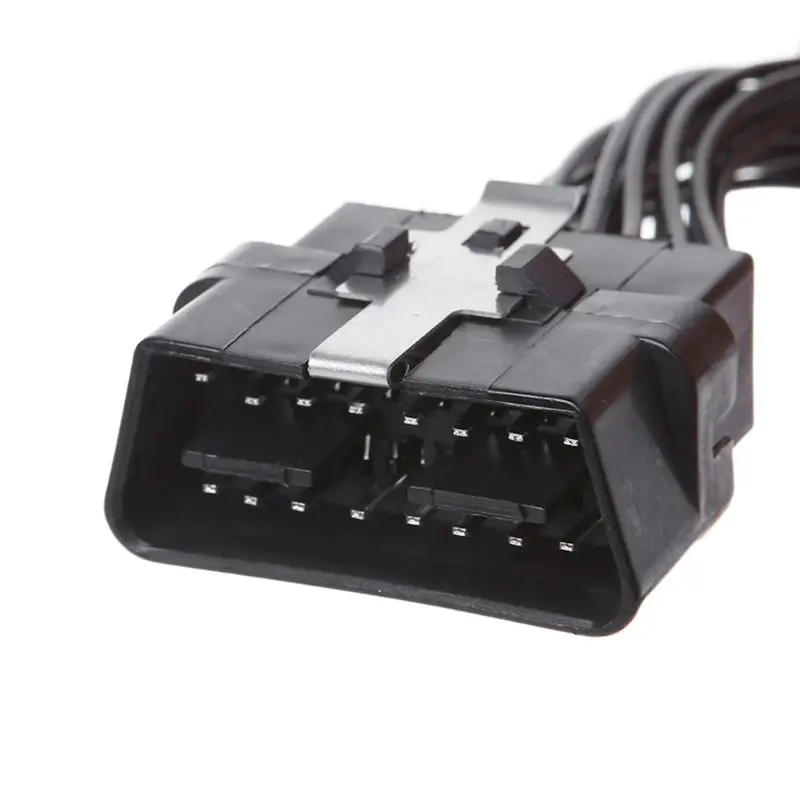 16-контактный OBD2 OBD 2 OBDii разветвитель Удлинительный кабель один штекер на два гнезда Y-кабель для ELM327 23GC
