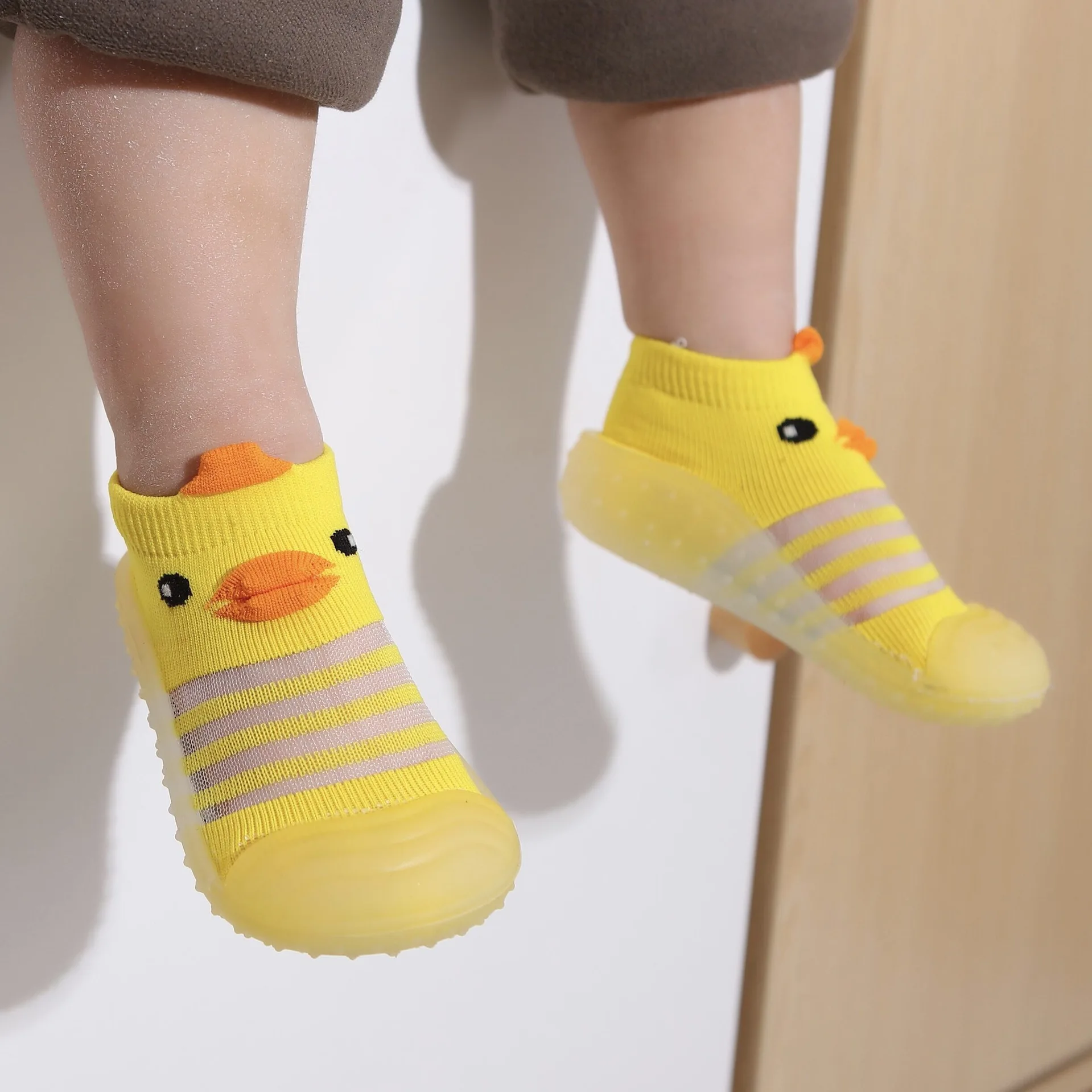 Gril and Boy Baby Spring and Summer Mesh Toddler Socks Baby Floor Shoes Indoor Soft Bottom Non-slip Socks Children's Socks