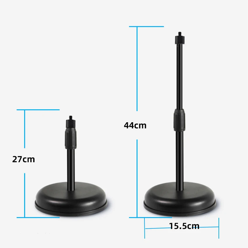 Desktop Live Streaming Mount Holder for Mobile Phones Selfie Tripod with 26cm LED Ring Light Lamp for Video Recording Bloggers