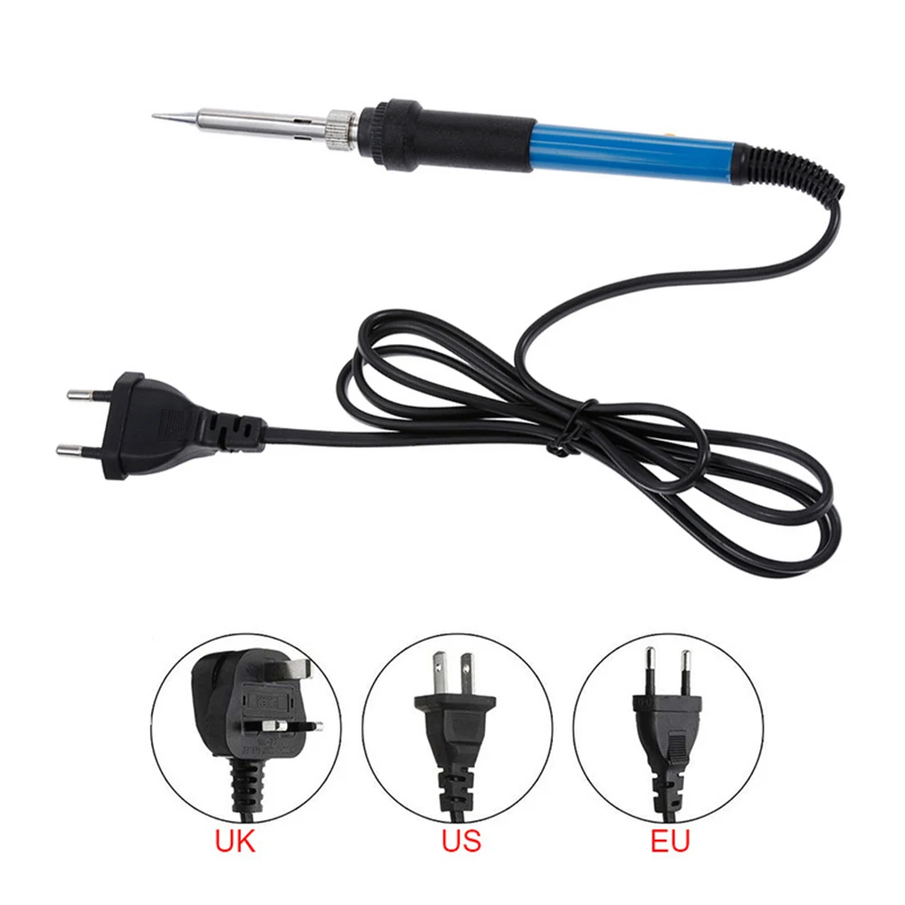 18-in-1 60W Adjustable Temperature Electronic Soldering Iron Kit LCD Digital Solder Welding Rework Station Iron Tips Repair Tool