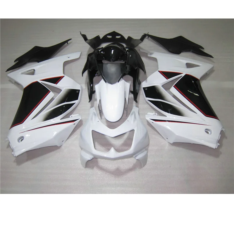 

Injection Molding Motorcycle for Kawasaki Ninja 250R fairing kit 2008-2012 White Black fairing set 250r 08 09 11 12 ZM50