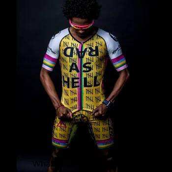 טריאתלון Aero מירוץ חליפת גברים אהבה את כאב פרו צוות בגדי Skinsuit ציוד מותאם אישית אופני Ciclismo מאיו Speedsuit