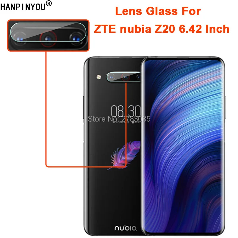 ل ZTE nubia Z20 6.42 "واضح جدا سليم عودة كاميرا حامي عدسة كاميرا خلفية غطاء للعدسات الزجاج المقسى طبقة حماية