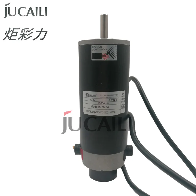 Jucaili-servomotor de impressora dc leadshine para impressora jato de tinta/solvente, 30.3 rpm, v, cabeamento de motor