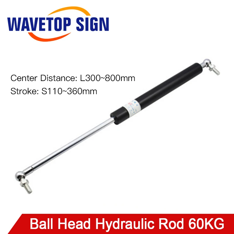 WaveTopSign varilla hidráulica, cabezal de bola 600N, 60KG