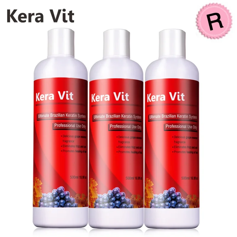 

Best Selling Keravit Brazilian Grape Smell 12% Formalin 500ml Keratin Moisturizing Treatment For Hair Care Straighten Hair Set