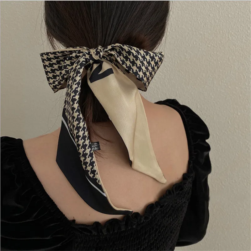 Fashion Twist Bow Vintage Headbands Headwrap Boho Floral Polka Dots Striped Houndstooth Printed Hairbands Hair Holder Accessory