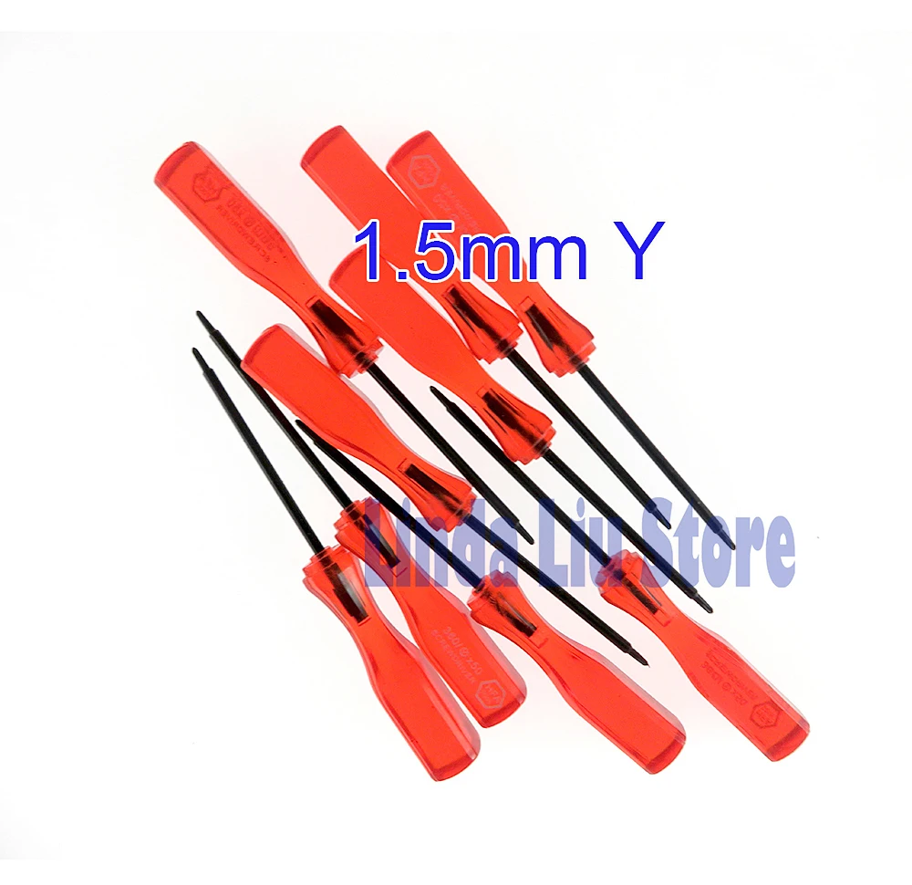 1.5 มม.Y โรตารี่หัวหมุนขนาดเล็ก Cross Phillips ไขควงซ่อมเครื่องมือสําหรับ NS Switch PSP GBA DS 3DS XL 2pcs