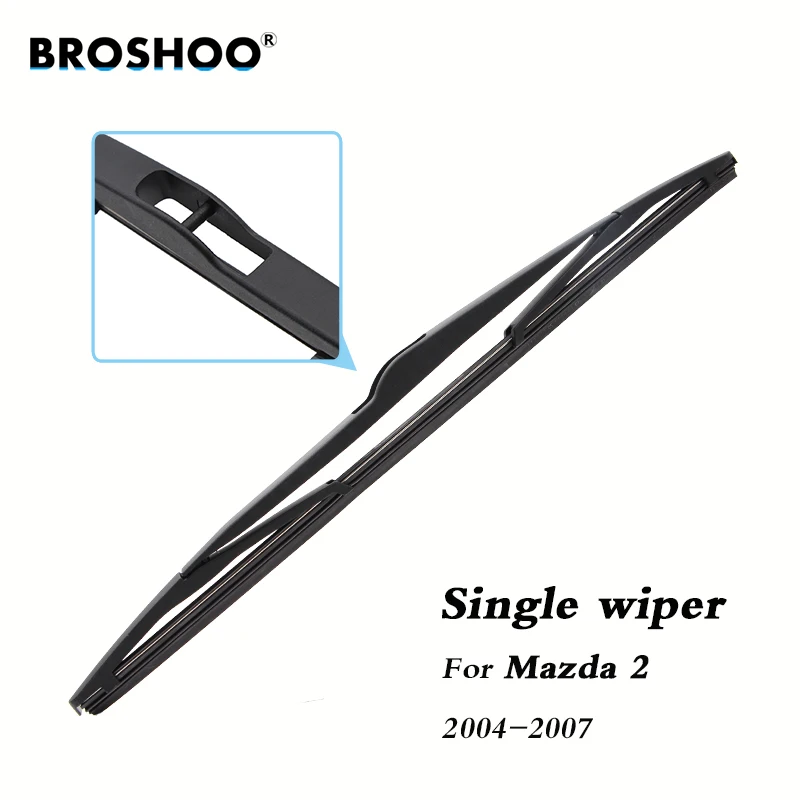 Car Wiper blade Rear Back Window Windscreen Windshield Wipers For Mazda 2 Hatchback 355mm 2004-2007 Auto Accessories