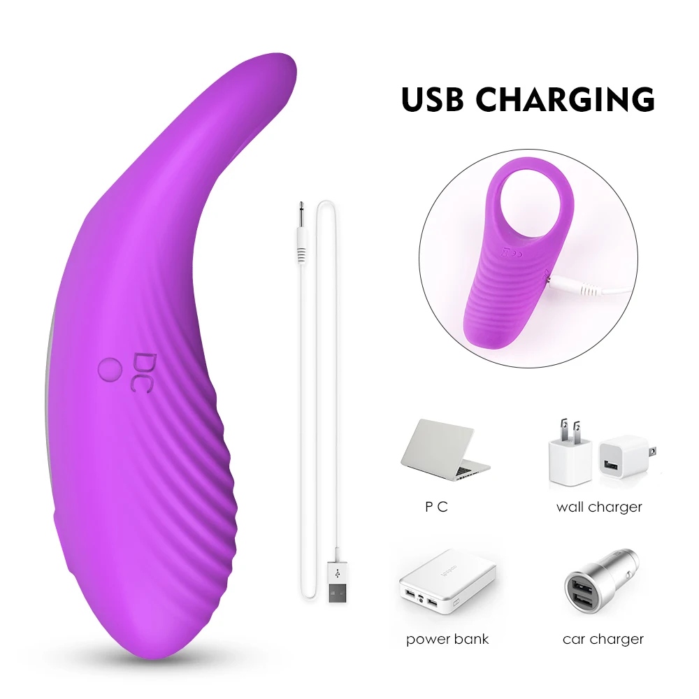 Vibrating Cock Ring For Couples  Penis Ring Male Erection Enhancer & Female Clit Stimulation Vibrators Sex Toys For Man Woman