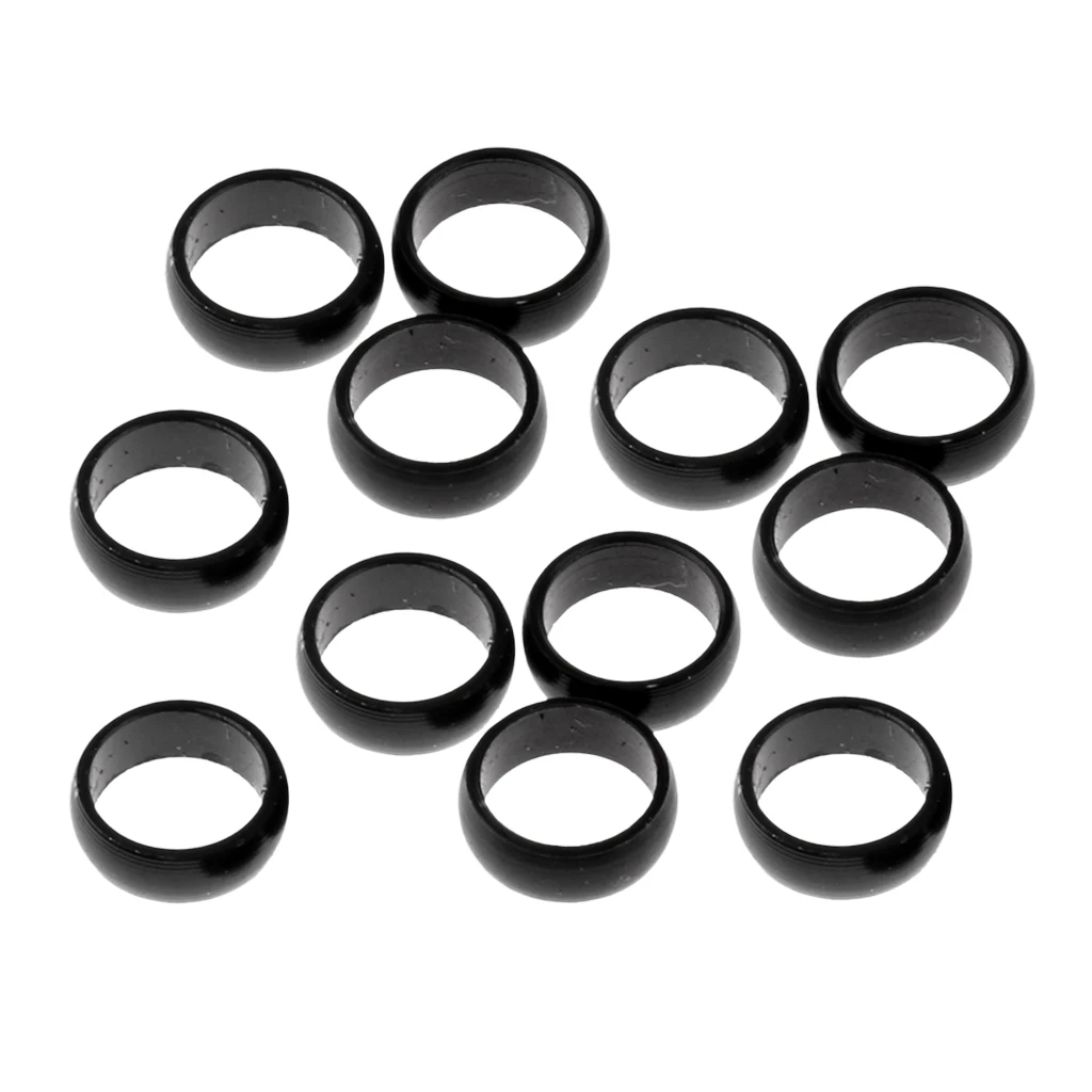 12 Pieces Shaft Rings O-rings Protection Rings For Darts Shafts, Black