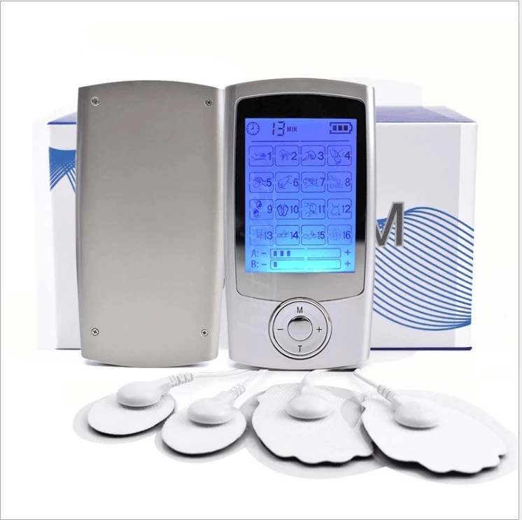 16 dual output mode healthcare body electric massage EMS muscle stimulator dozens of electronic pulse physiotherapy massagers