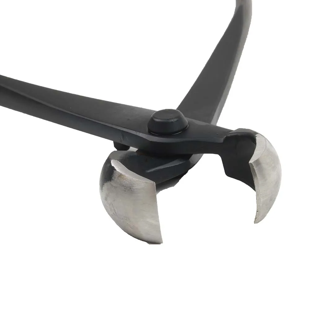 210 mm runde kante cutter für topfpflanzen standard qualität gemischte funktion von runde & gerade rand Edelstahl bonsai werkzeuge