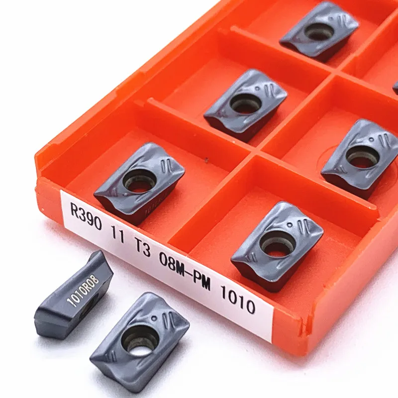R390 11T308 PM 1025 1030 1040 1130 4040 1010 inserti in metallo duro per utensili da taglio per tornio per utensili da taglio indicizzabili