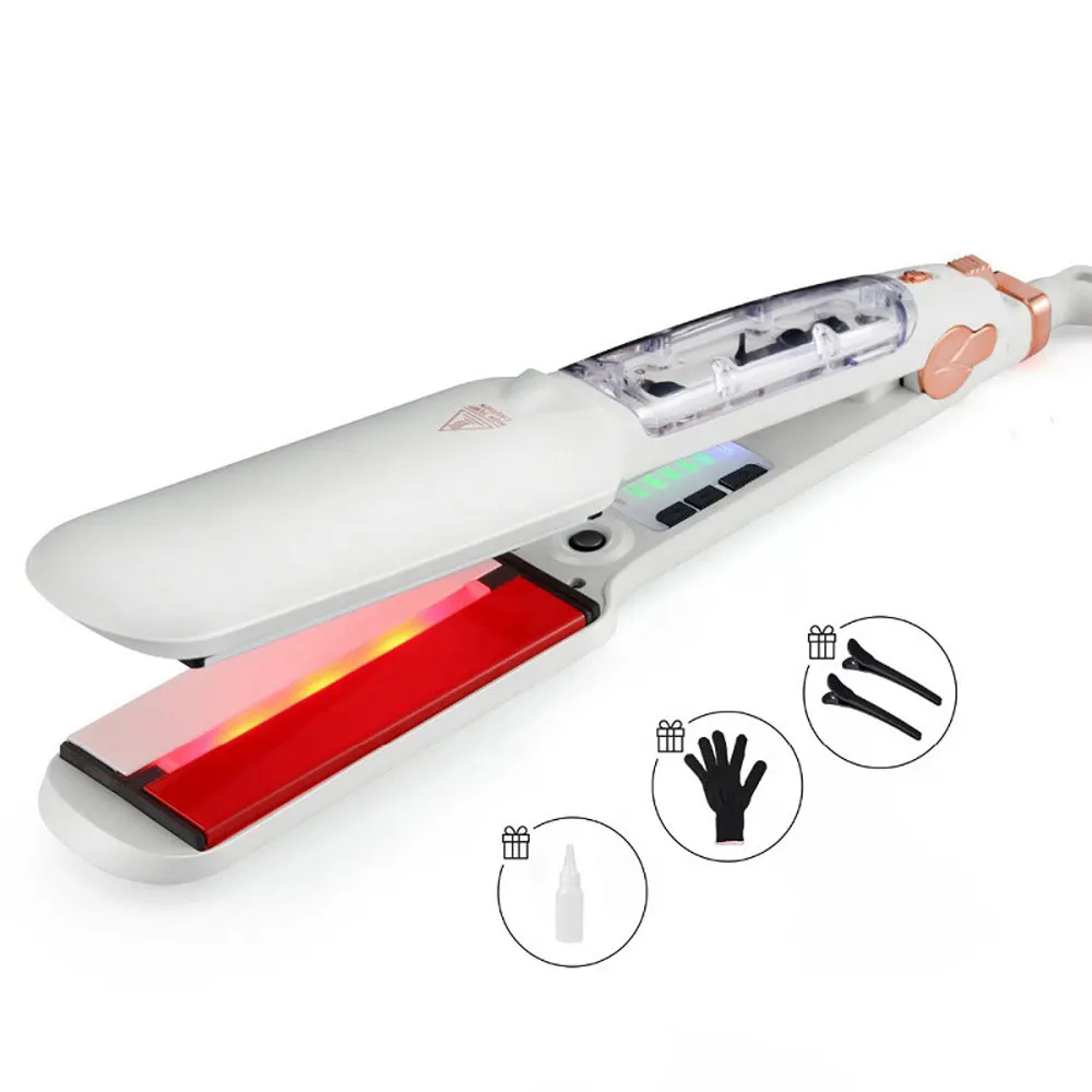 Infrared Steam Hair Straightener Ceramic Negative Ion Does Not Hurt Hair Spray Splint And Straight Dual