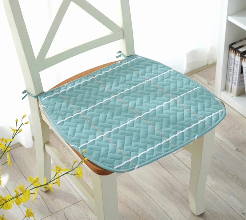 43*43 Thin Cotton Dining Chair Seat Pad Nordic Style Office Chair Seat Cushion Home Decorative Sofa Cushion Cojin Coussin Chaise