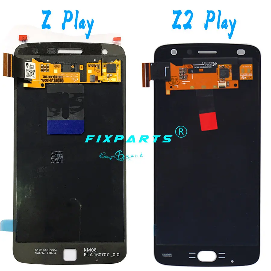 AMOLED For Motorola Moto Z Play XT1635 XT1635-02 LCD Display Touch Screen Digitizer Assembly Replace For Moto Z2 Play Z Play LCD