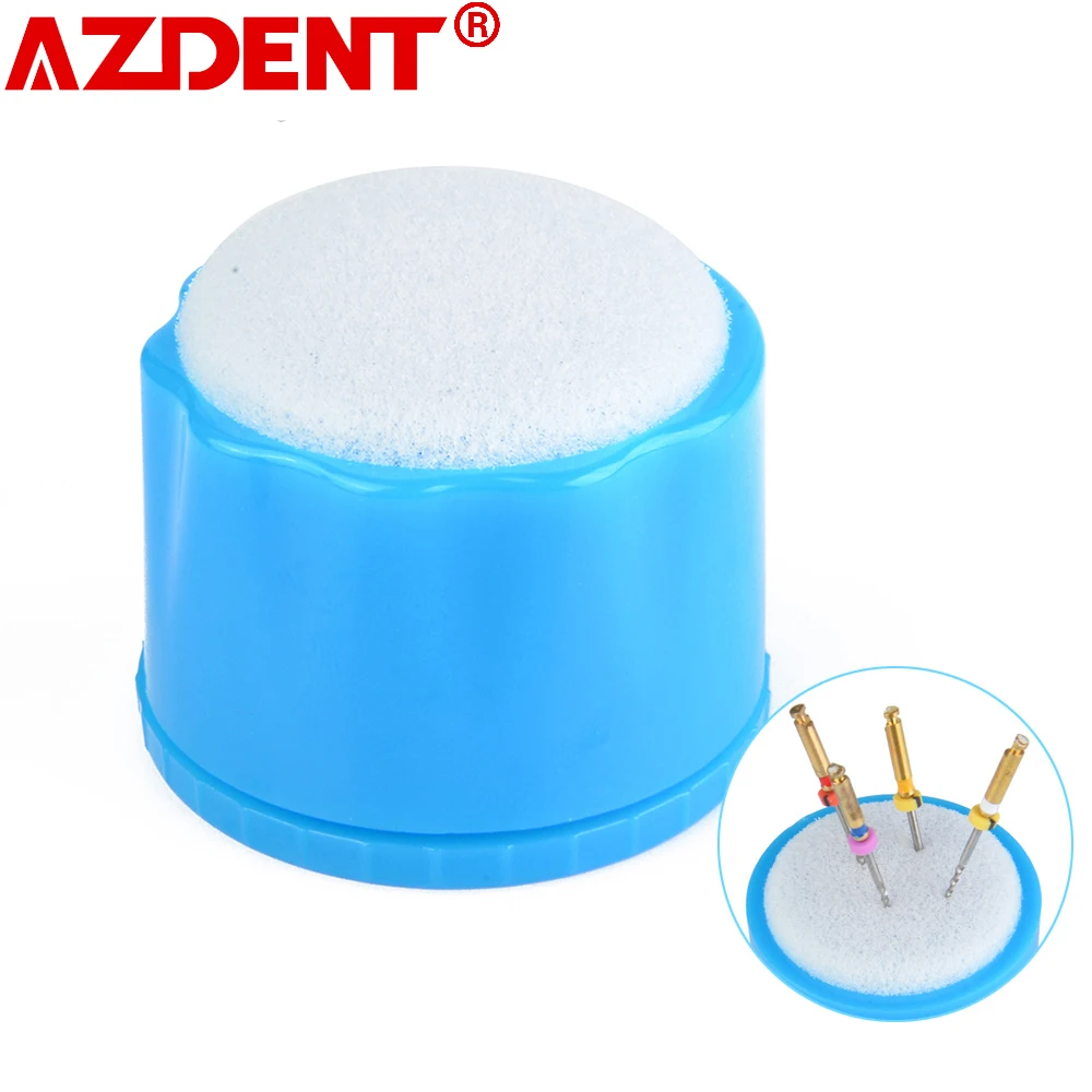 

1 PC Dental Lab Round Endo Stand Rubber Pin Device Root Canal File Disinfection Cleaner