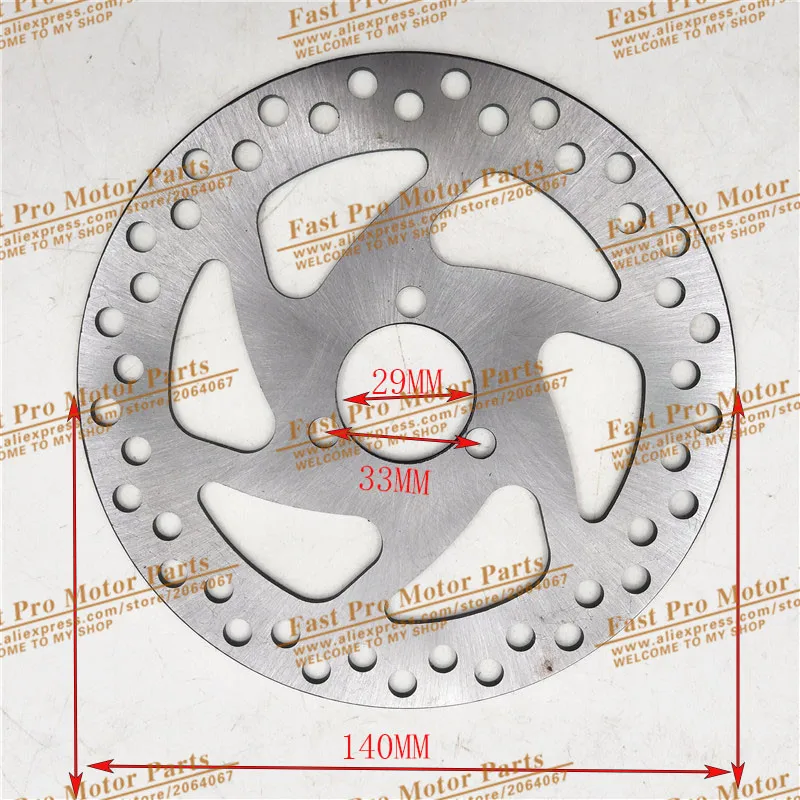 Gas Electric Scooter Brake Disc 140mm/120MM For 47cc 49cc 2 Stroke Pocket Bike Mini Dirt Bike ATV Quad Mini Motorcycle