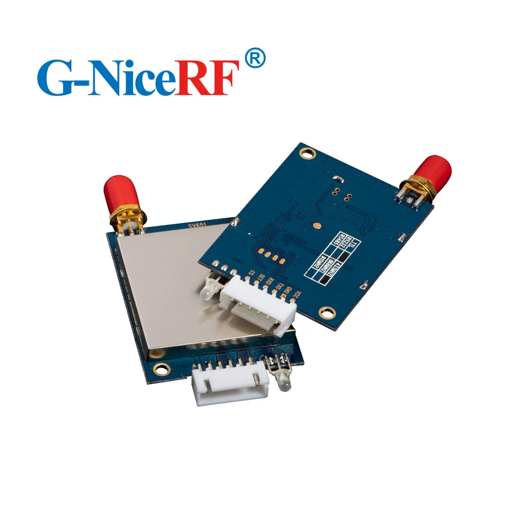 NiceRF 2 teile/los 433MHz RS232 Interface wireless transceiver modul kit SV651 mit antennen und usb brücke bord