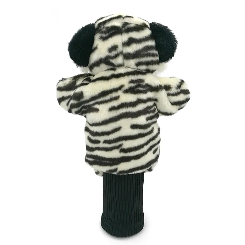 3 Colors Mini Tiger Golf Head Cover Fairway Woods Hybrid Animal Golf Clubs Headcover No For Driver Mascot Novelty Cute Gift