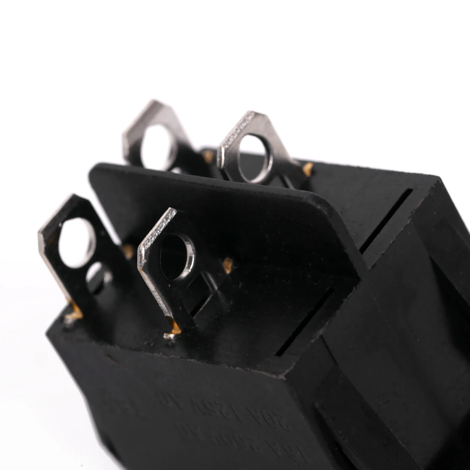 5Pcs/Lot AC 16A/250V 20A/125V Double button Boat Rocker Switches, DPST 4Pin 2 Position With Red Light Rocker Switch