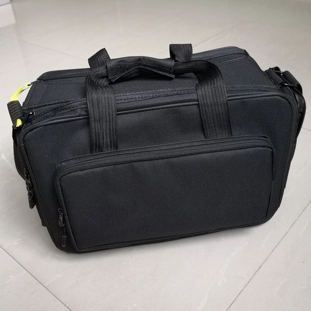 Bolsa de soldador de fibra óptica multiusos de alta calidad, empalmador de fusión de fibra óptica, bolsa de transporte, herramientas de fibra, estuche de transporte