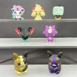 Bandai Genuine Gacha Toys Pokemon Pikachu Ponyta Alcremie Dragapult Psyduck Slowpoke Yamper Grookey Cute Action Figure Toys