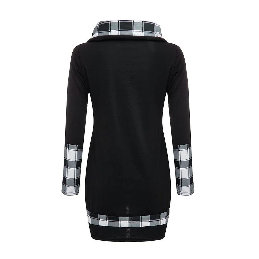 Dameskleding Plaid Shirt Blouse Vrouwen Lange Mouwen Plaid Turn-Down Kraag Tartan Tuniek Sweater Trui Tops