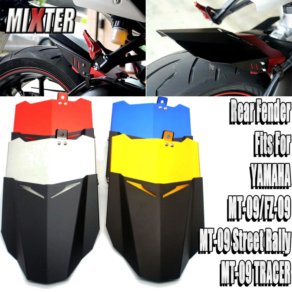 

Motorcycle Mud guard Rear Mudguard Hugger Fender Mud Block For MT-09 FZ-09 2014-2019 MT09 Street Rally '14-'19 MT-09 MT09 Tracer