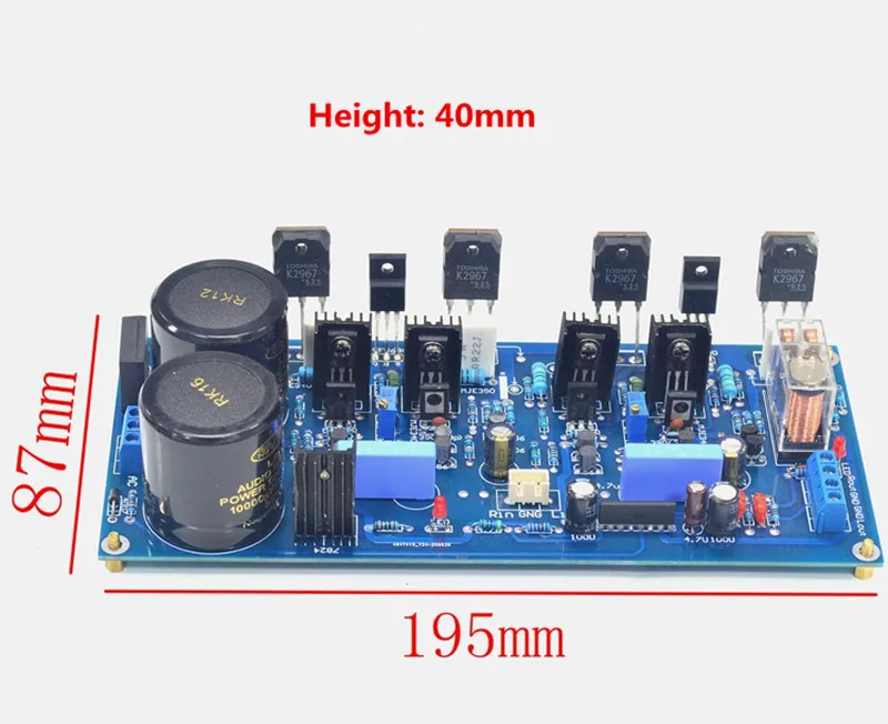 V21 K2967電界効果チューブ離散100ワット * 2ハイファイデュアルチャンネルオーディオ · アンプ · ボード