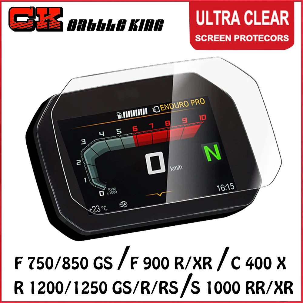 For BMW S 1000RR 1000 RR/XR C400X F900R F900XR S1000RR S1000XR M1000RR 2018+ Cluster Scratch/Screen Protection Film Protector