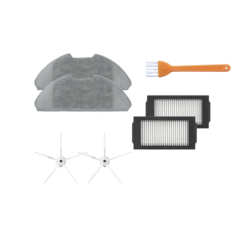 Escova lateral de reposição para robô vassoura mijia pro, escova de vácuo lavável, filtro hepa, esfregão, acessórios de peças de reposição