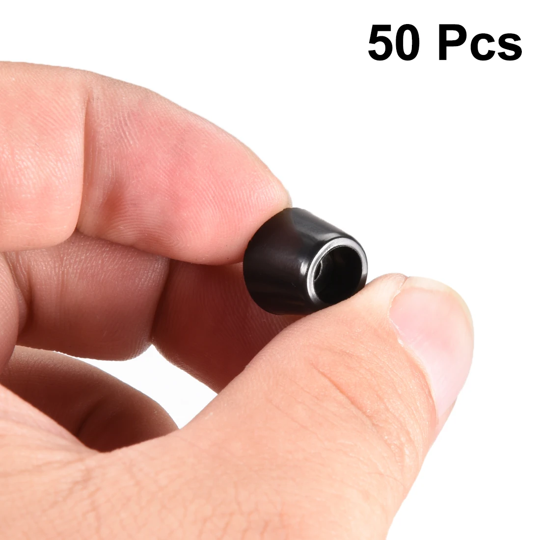 Uxcell-وسادات القدم المطاطية ، وسادات القدم D12x9xH9mm ، أسود ، 50 قطعة