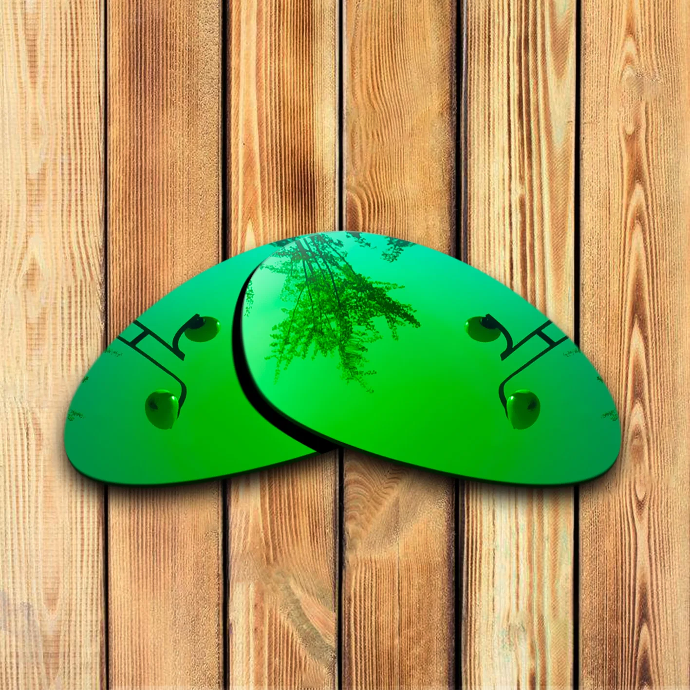 

100% Precisely Cut Polarized Replacement Lenses for Minute 2.0 Sunglasses Green Mirrored Coating Color- Choices