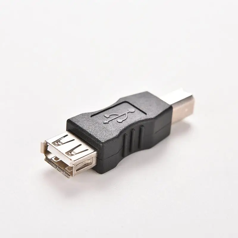 1PC USB 2.0 Type A Female To USB Type B Male Converter Adapter USB Print Cable Conector Charger Connector