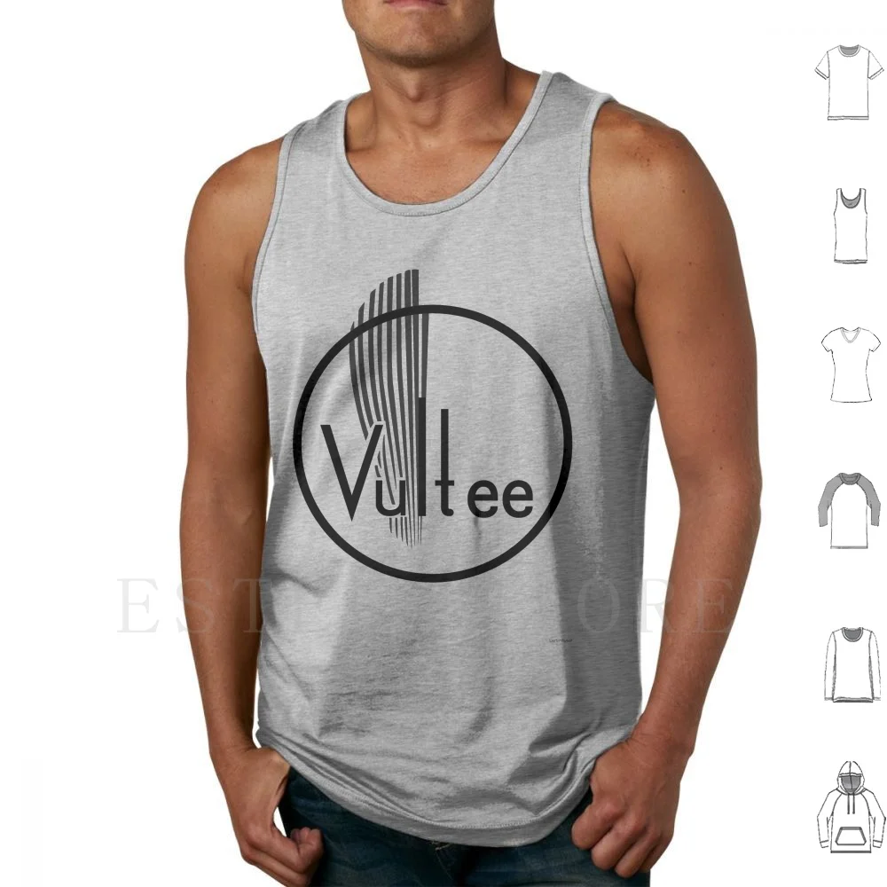 Vultee Logo ( Black ) Tank Tops Vest Sleeveless Corsair Fighter Plane World War Ii Two Korean Warbird Retro Steam Bomber