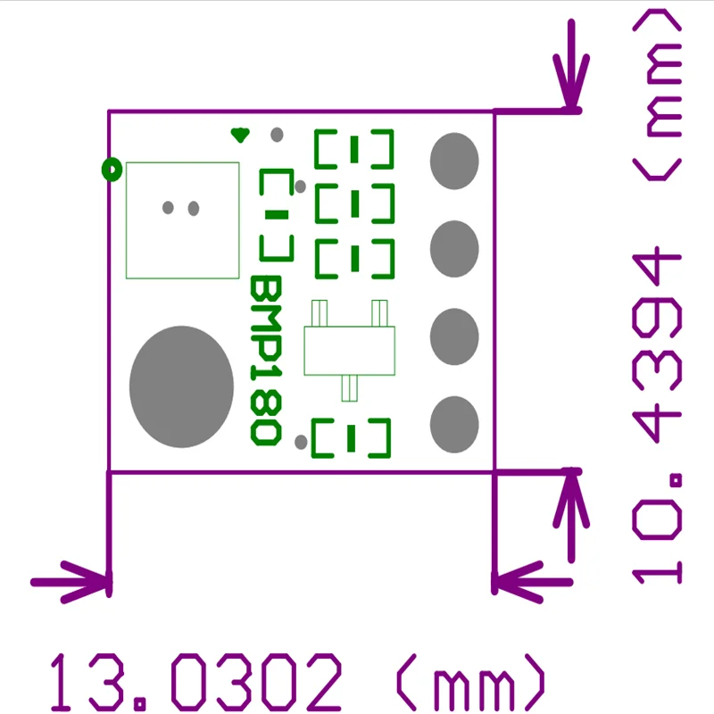 GY-68 BMP180อุณหภูมิใหม่และ Air เซนเซอร์วัดความดันโมดูลแทน BMP085